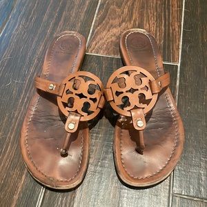 Tory Burch Miller brown sandals size 8